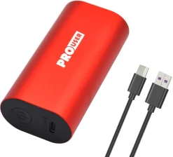 Pro-User 5000 mAh Rote Powerbank