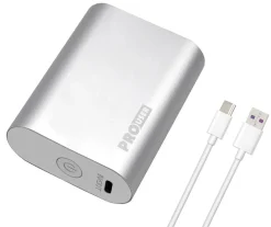 Pro-User 10.000 mAh silberne Powerbank