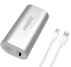 Pro-User 5000 mAh silberne Powerbank
