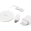 PSQ10C-W Qi Wireless Ladegerät - mit Adapter weiß