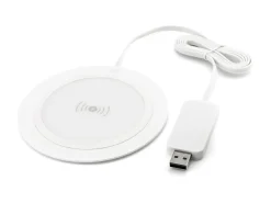 PSQ10C-W Qi Wireless Ladegerät - mit Adapter weiß
