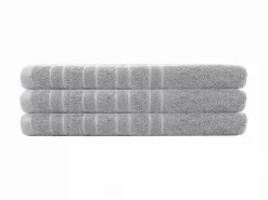 Pure4u 3er-Set Luxus-Handtücher - Grau