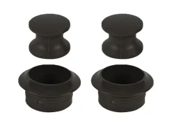 Push-Lock Knöpfe - Black
