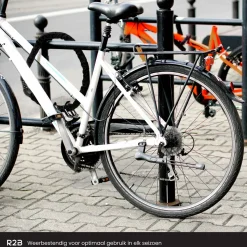 R2B 110 cm Fahrradschloss mit Zahlenschloss - Black