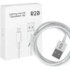 R2B 1 Meter weißes USB-A zu Lightning Kabel