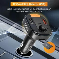 R2B Bluetooth FM Transmitter Autolader Carkit