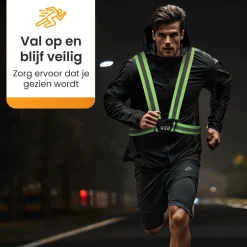 R2B Einstellbare reflektierende Sicherheitsweste - Gelb