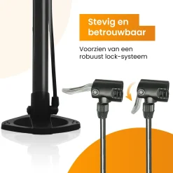 R2B Fahrradpumpe - Doppelventilkopf
