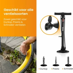 R2B Fahrradpumpe - Doppelventilkopf
