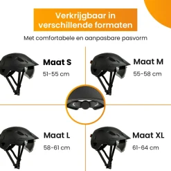 R2B Radsporthelm Speed Pedelec mit LED-Licht - Größe L
