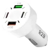 R2B 20W USB-C & USB-A Autoladegerät - White