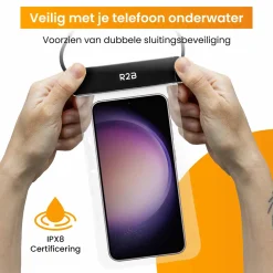 R2B Wasserdichtes Telefongehäuse mit Kabel