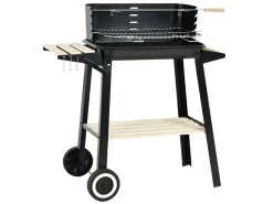 Rechteckiger mobiler Kohlegrill