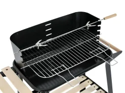 Rechteckiger mobiler Kohlegrill