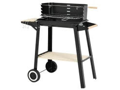 Rechteckiger mobiler Kohlegrill