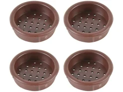 Runde Einbaurosetten - Brown