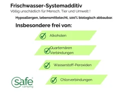 SAFE CAMPING Frischwasser-Systemadditiv - 500mL