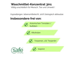 SAFE CAMPING 3in1 Konzentrat Waschmittel - 500mL