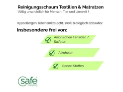 SAFE CAMPING Textilien & Matratzen Reinigungsschaum - 1 Liter