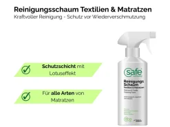 SAFE CAMPING Textilien & Matratzen Reinigungsschaum - 500mL