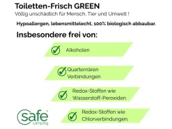 SAFE CAMPING Toiletten-Frisch GREEN - 500mL