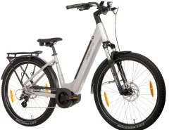 Saxonette Deluxe SUV Easy Mittelmotor 8 sp 14.5 Ah ebike - Silver