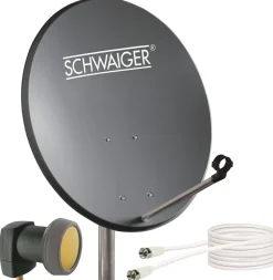 Schwaiger 719734 anthrazit 55cm SAT Set