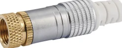 Schwaiger 2 x 7 mm HQ F-Aufdrehstecker