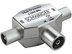 Schwaiger 2-fach TV Verteiler