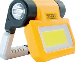 Schwaiger 2in1 LED Arbeitsleuchte mit seitlicher Taschenlampe