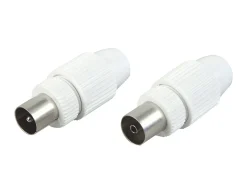Schwaiger 2x Koax - IEC Stecker