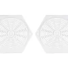 Sechseckige Lüftungsgitter - White