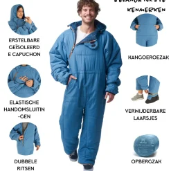 Selk’bag Lite Blau Schlafsack - M