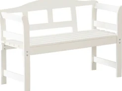 SenS-Line Friesen Holz-Gartenbank - White