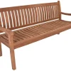 SenS-Line Sipora 150 cm Teakholz Gartenbank