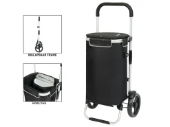 Shoppingcruiser Allround 41 Liter Einkaufstrolley - Black