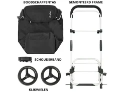 Shoppingcruiser Allround 41 Liter Einkaufstrolley - Black