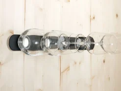 Silwy 50 cm schwarzes Metall-Leiste