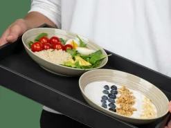Silwy ⌀21 cm Set von 2 Magnet-Porzellan-Food-Bowls - Ivory