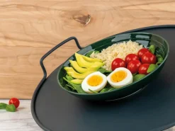 Silwy ⌀21 cm Set von 2 Magnet-Porzellan-Food-Bowls - Green