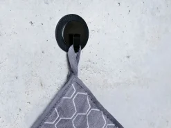 Silwy Clever schwarzes Magnethaken inkl. schwarzes Metall-Nano-Gel-Pad