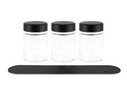 Silwy 3er-Set 192 ml magnetische Gewürzgläser