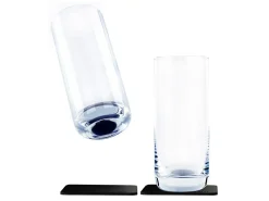Silwy 2er-Set magnetische Longdrink Kristallgläser