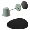 Silwy Portofino Magnet-Leuchte mit Platzset und Pad - Olive