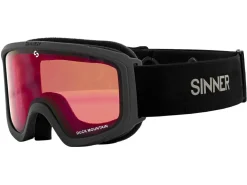 Sinner Duck Mountain Black Red Kinder Skibrille