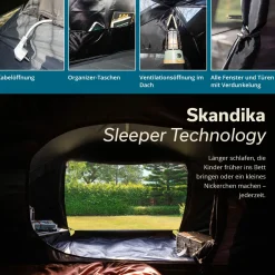 Skandika Dale 4 Sleeper Kuppelzelt