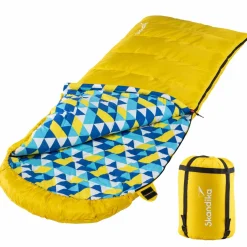 Skandika Dundee Flanell RV links Gelber Schlafsack