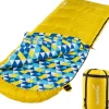 Skandika Dundee Flanell RV rechts gelber Schlafsack