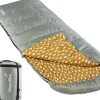 Skandika Dundee Flanell RV links grauer Schlafsack