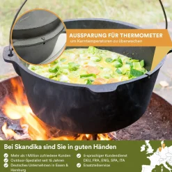 Skandika Dutch Oven Flame Master 7,1 Liter Satz